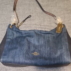 Coach Denim Purse Shoulder Bag